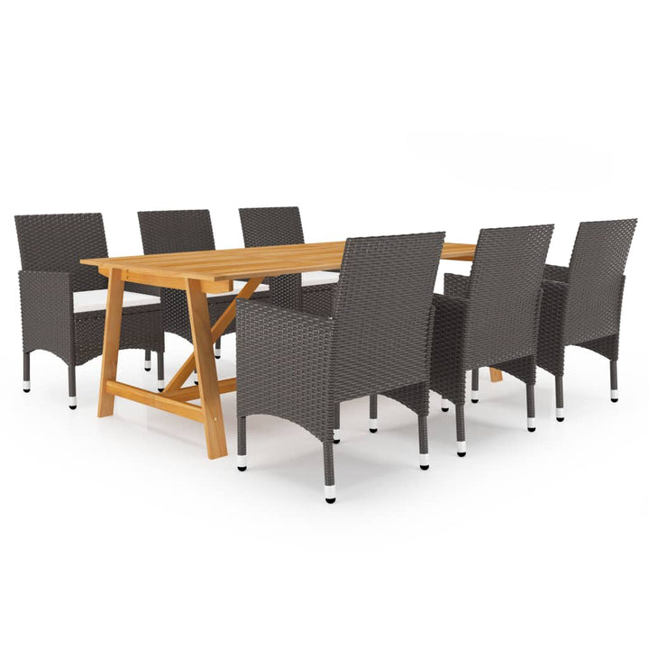 Set De Servit Masa Pentru Grădină, 5 Piese, Cu Perne,