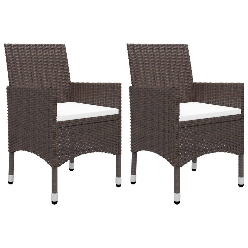 Set Mobilier Bistro, 3 Piese, , Poliratan/Sticlă Securizată