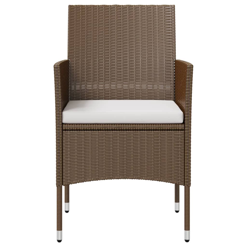 Set Mobilier De Grădină Cu Perne, 8 Piese, , Poliratan