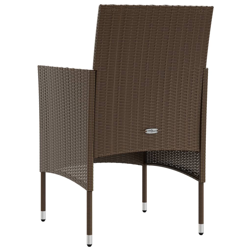 Set Mobilier De Grădină Cu Perne, 8 Piese, , Poliratan