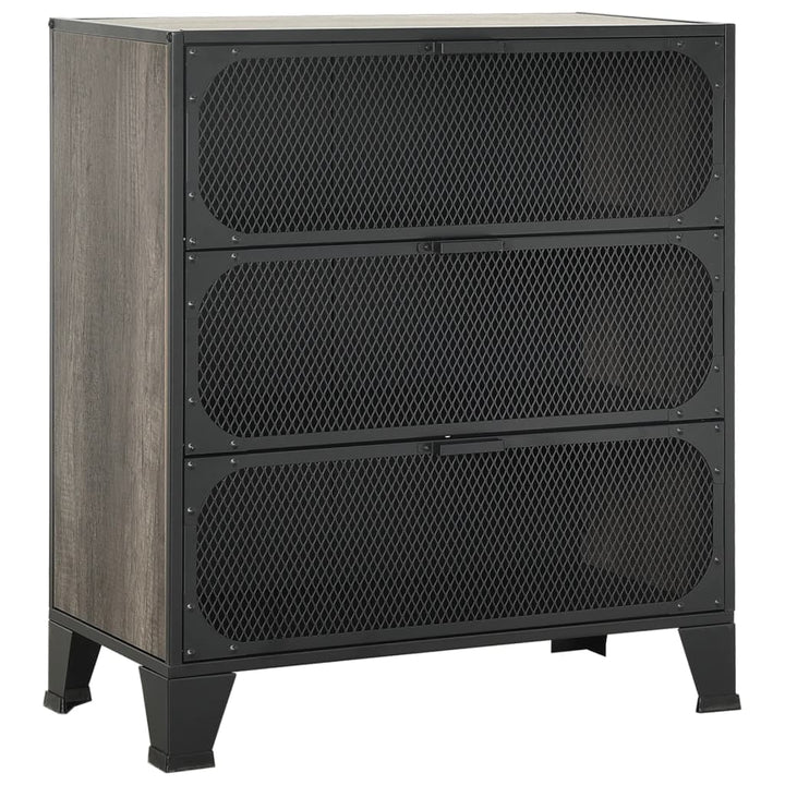 Dulapuri De Depozitare, 2 Buc., , 72X36X82 Cm, Metal/Mdf