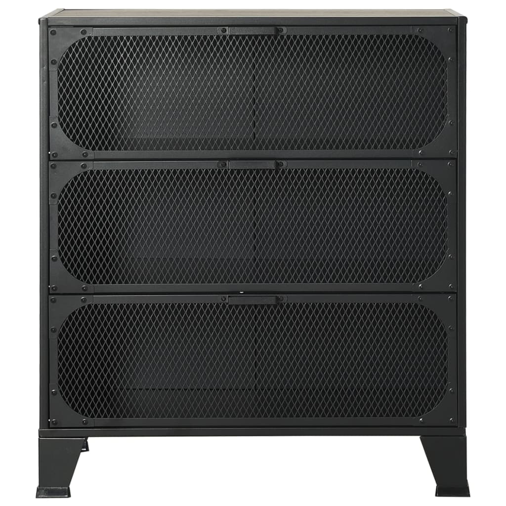 Dulapuri De Depozitare, 2 Buc., , 72X36X82 Cm, Metal/Mdf