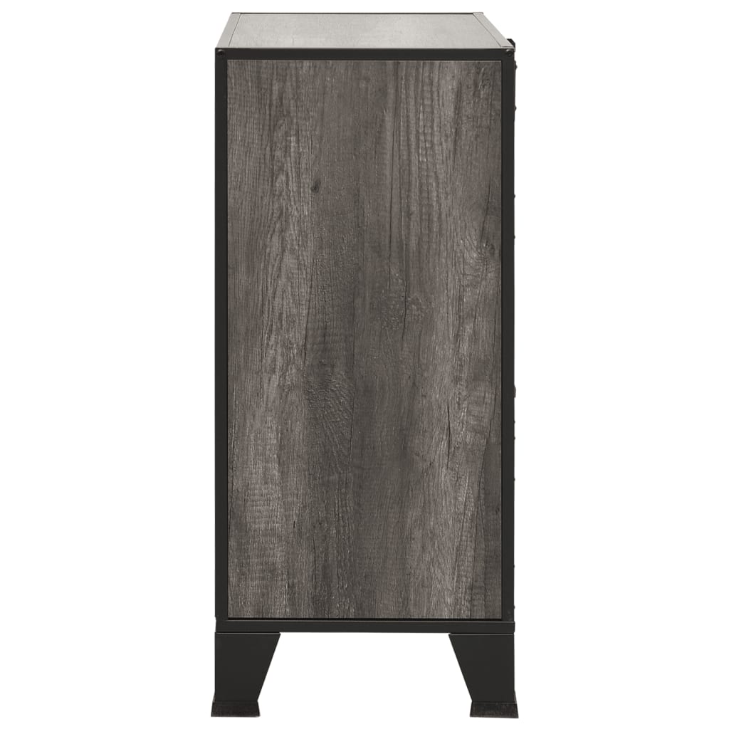 Dulapuri De Depozitare, 2 Buc., , 72X36X82 Cm, Metal/Mdf
