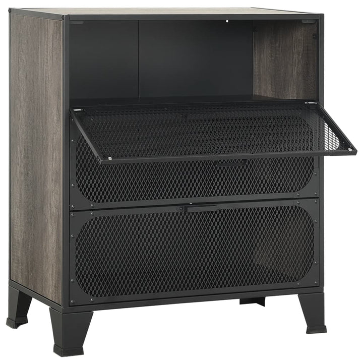 Dulapuri De Depozitare, 2 Buc., , 72X36X82 Cm, Metal/Mdf