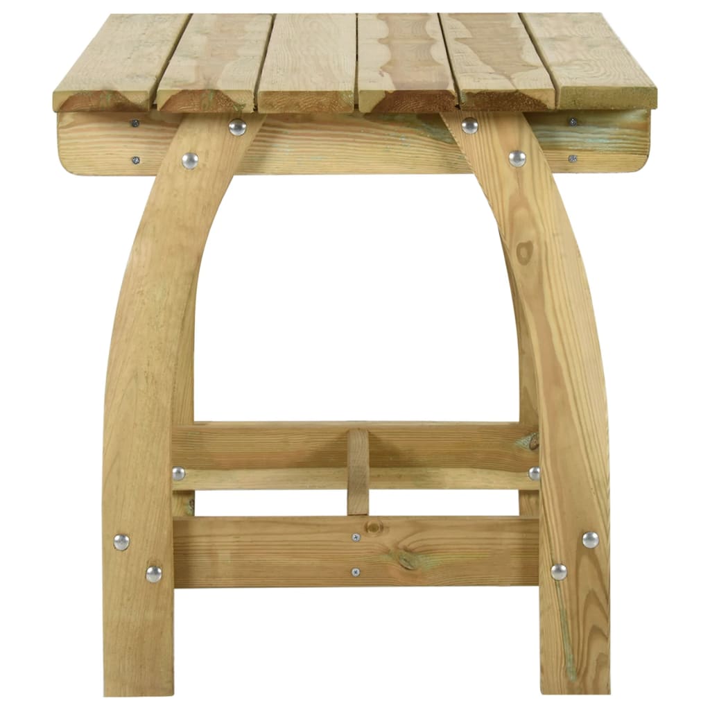 Set Mobilier De Exterior, 5 Piese, Lemn De Pin Tratat