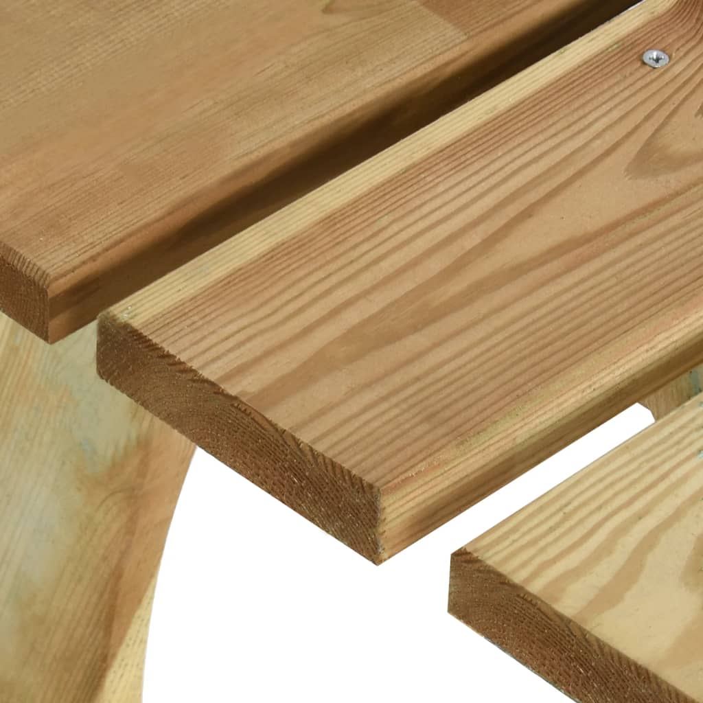 Set Mobilier De Exterior, 5 Piese, Lemn De Pin Tratat