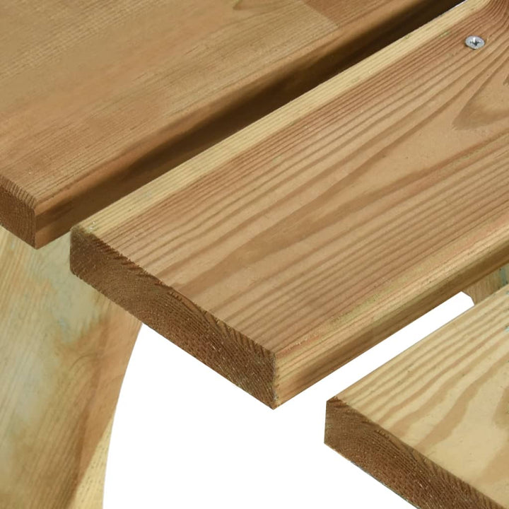 Set Mobilier De Exterior, 5 Piese, Lemn De Pin Tratat