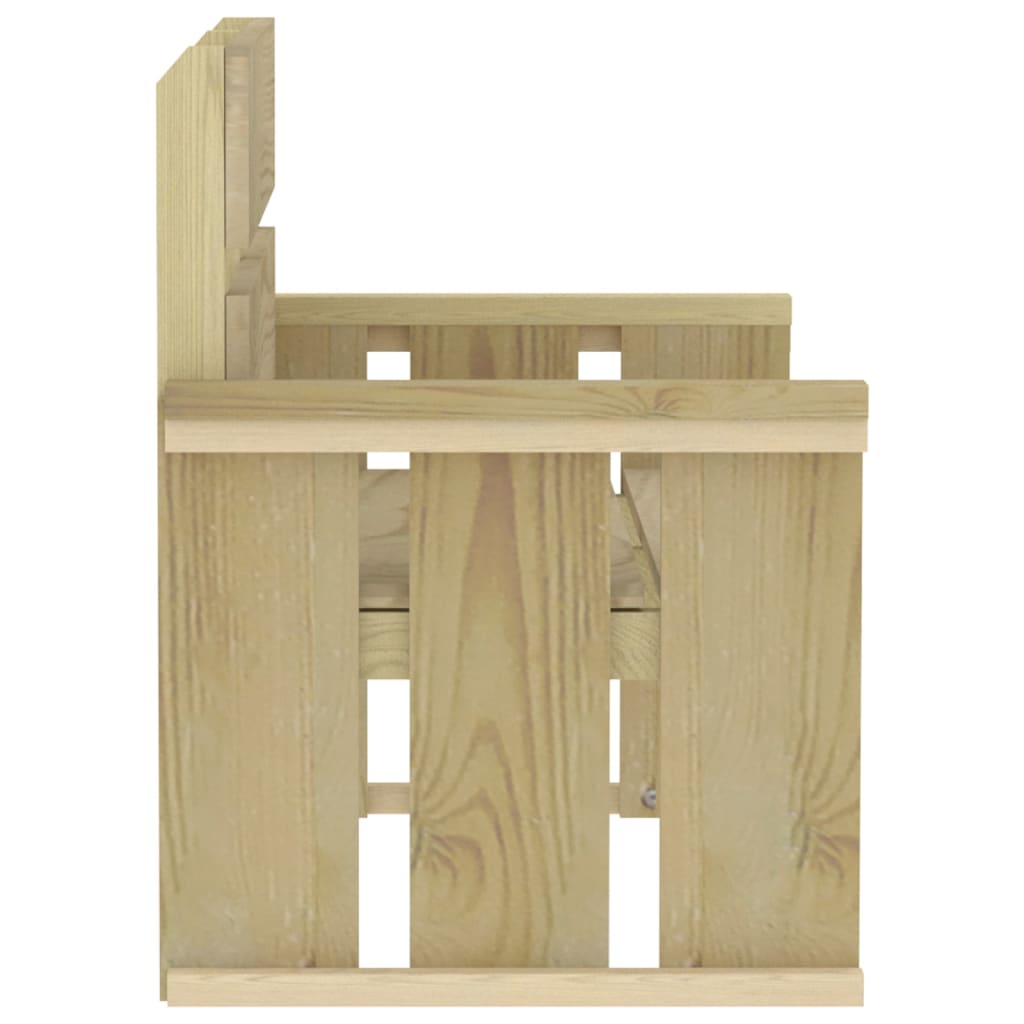Set Mobilier De Exterior, 3 Piese, Lemn De Pin Tratat