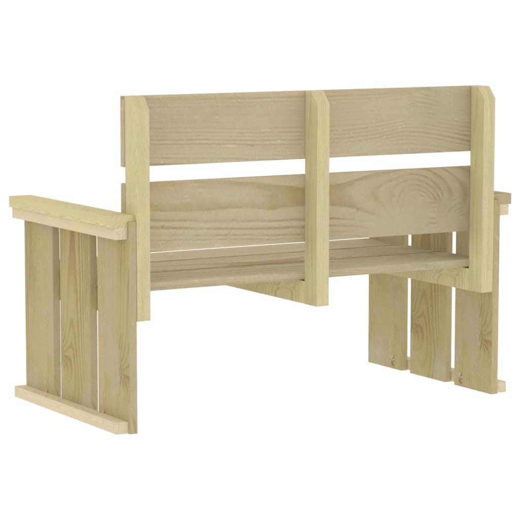 Set Mobilier De Exterior, 3 Piese, Lemn De Pin Tratat