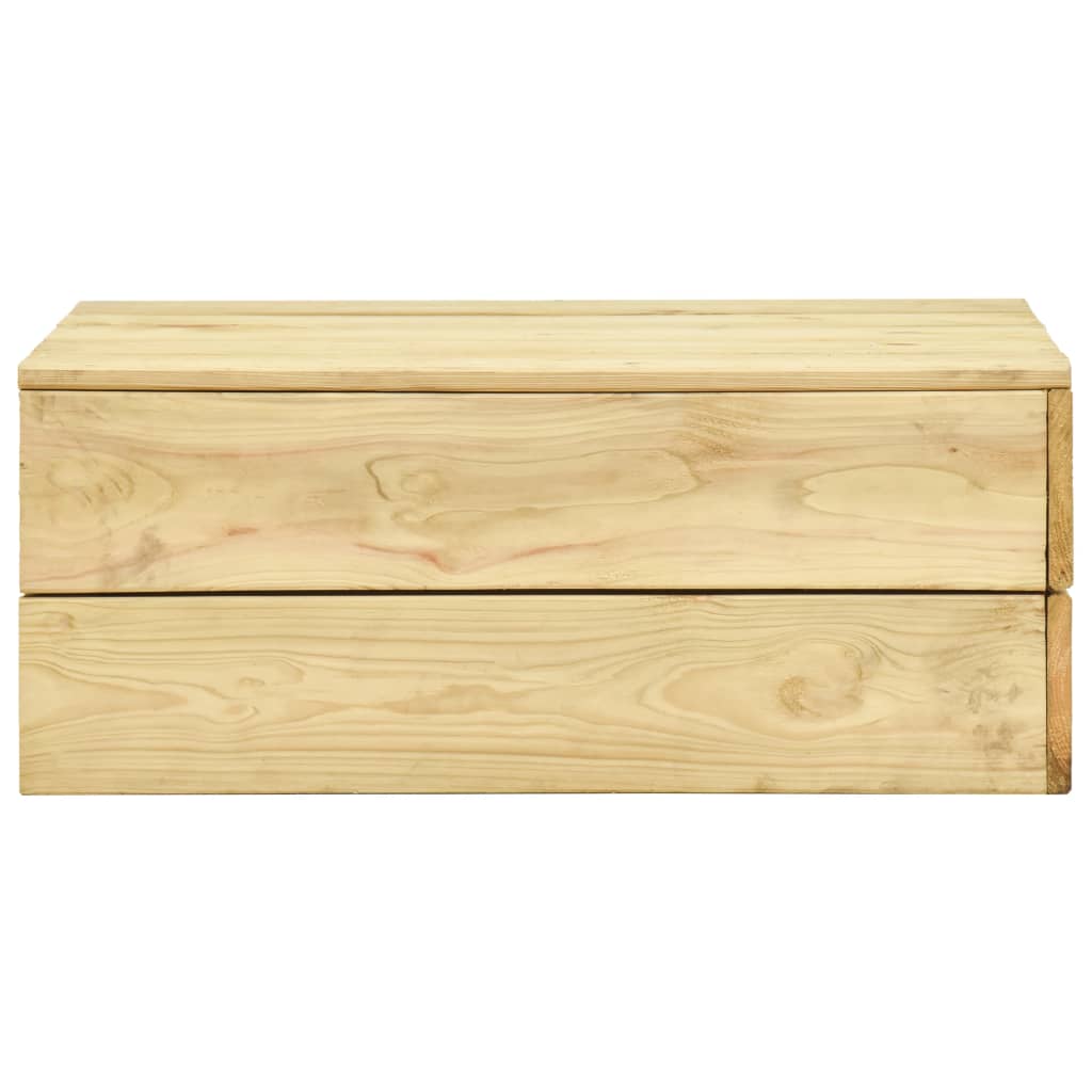 Set Mobilier De Grădină, 3 Piese, Lemn Masiv Pin Tratat