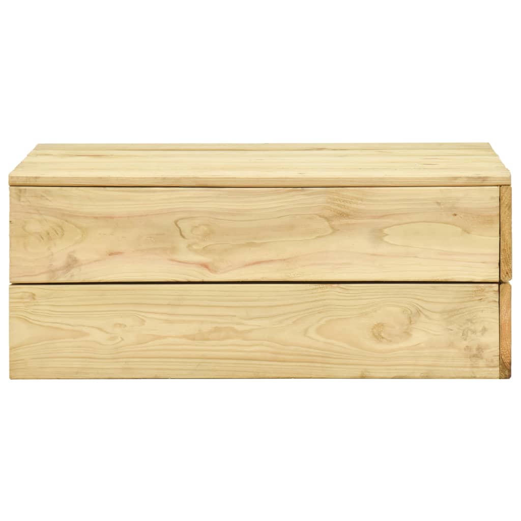 Set Mobilier De Grădină, 4 Piese, Lemn De Pin Tratat