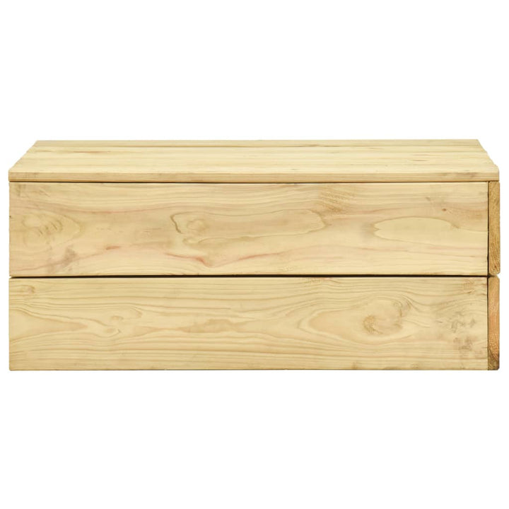 Set Mobilier De Grădină, 4 Piese, Lemn De Pin Tratat
