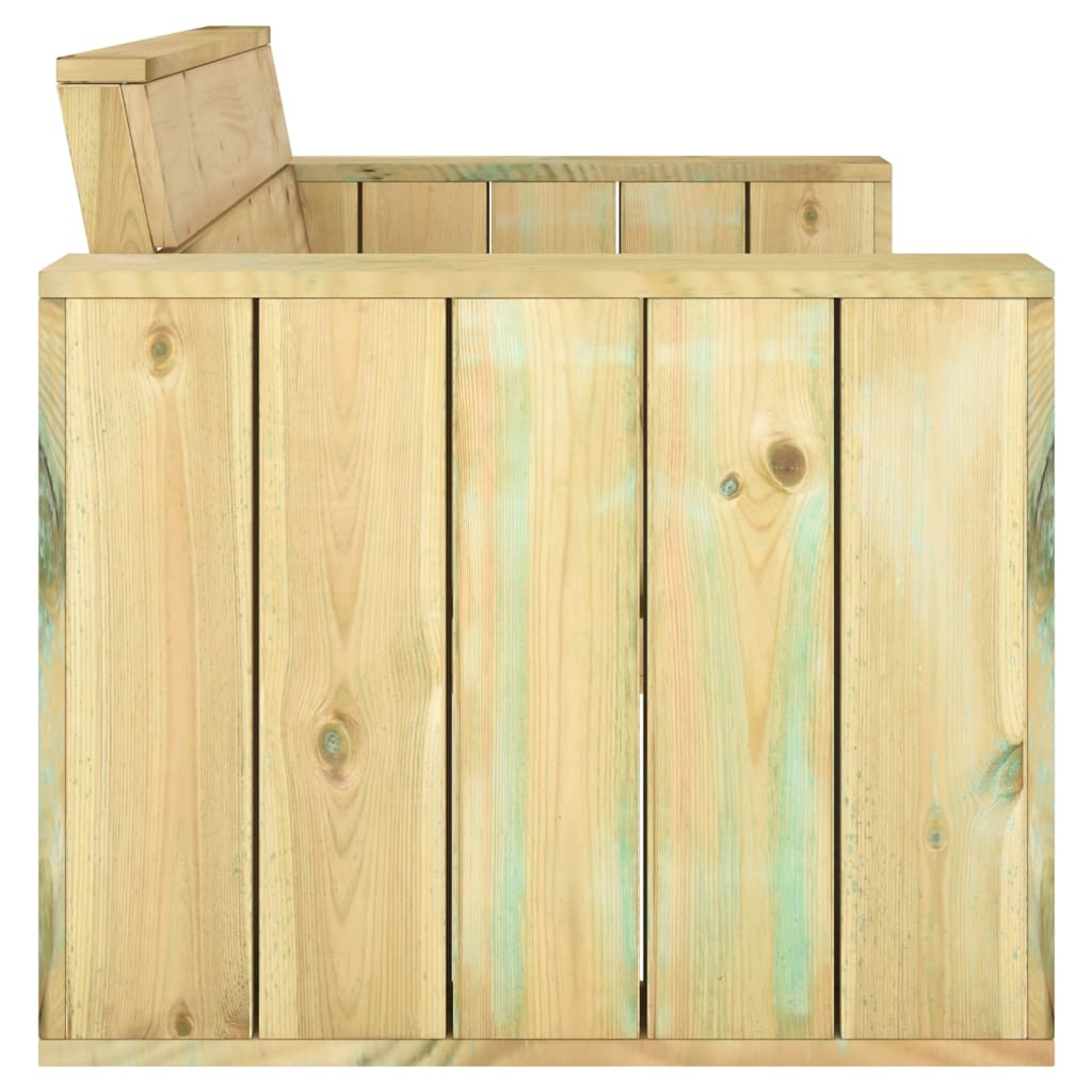 Set Mobilier De Grădină, 4 Piese, Lemn De Pin Tratat