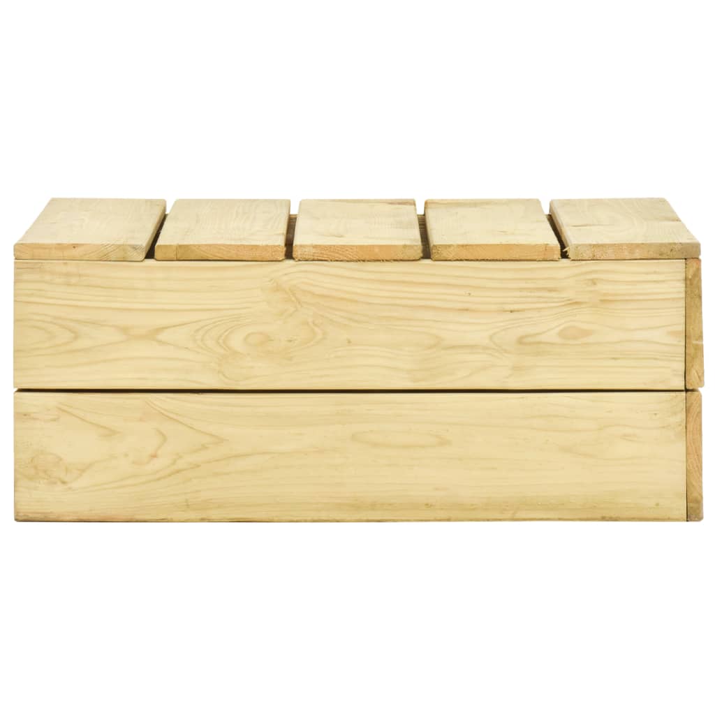 Set Mobilier De Grădină, 4 Piese, Lemn De Pin Tratat