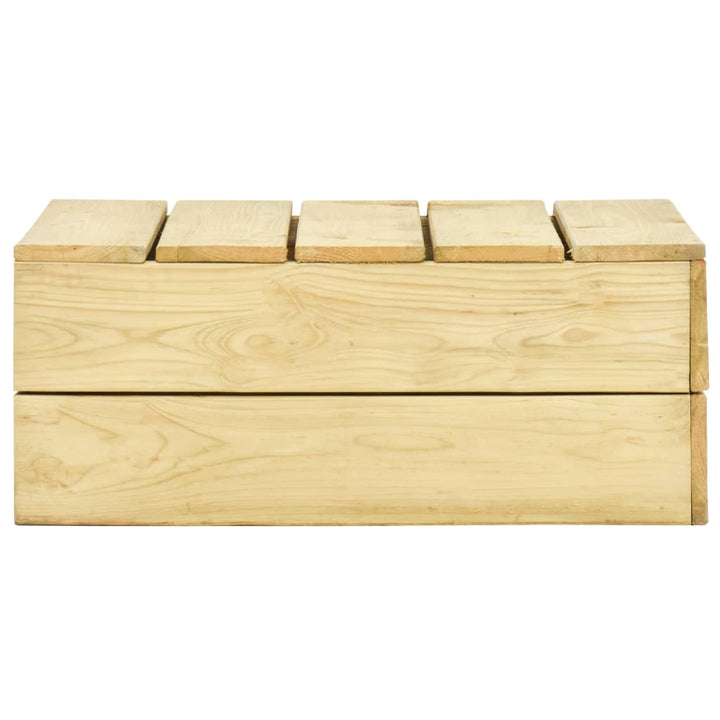 Set Mobilier De Grădină, 4 Piese, Lemn De Pin Tratat