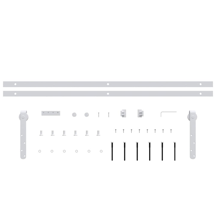 Set Glisare Mini Ușă Pentru Dulap, , Oțel Carbon,