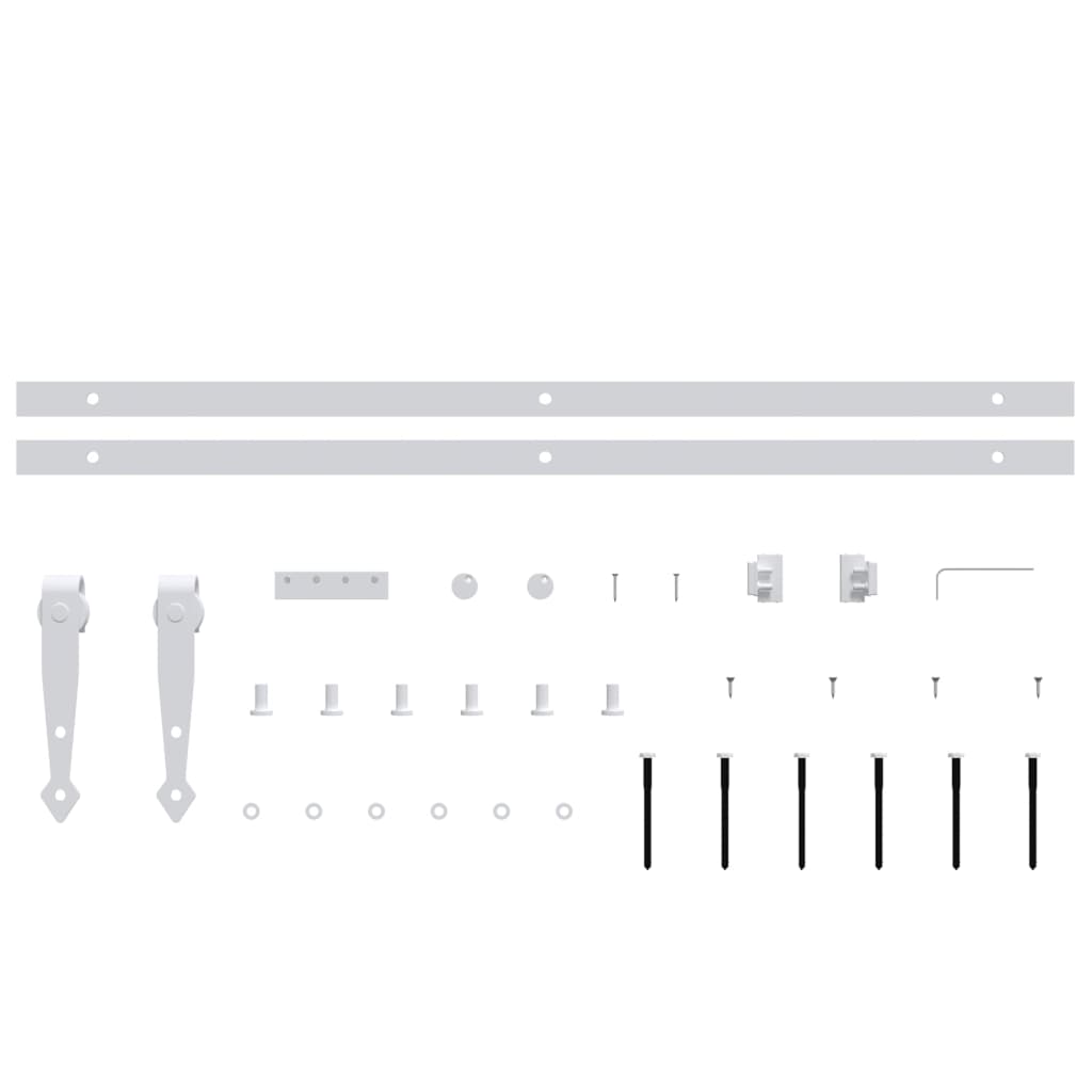 Set Glisare Ușă Mini Pentru Dulap, , Oțel Carbon,