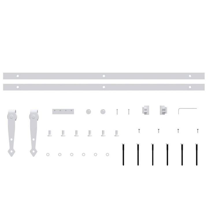 Set Glisare Ușă Mini Pentru Dulap, , Oțel Carbon,