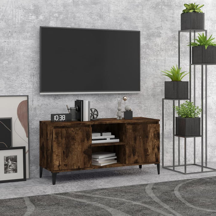 Comodă Tv Cu Picioare Metalice, , 103,5X35X50 Cm