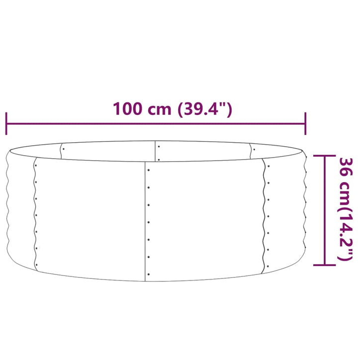 Jardinieră, , , Oțel Vopsit Electrostatic