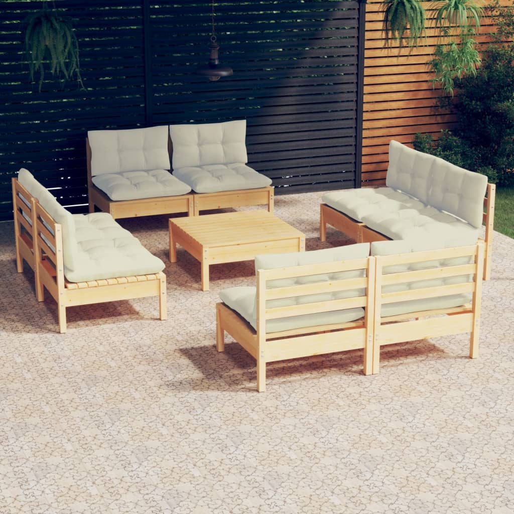 Set Mobilier Grădină Cu Perne, 5 Piese, Antracit, Lemn De Pin