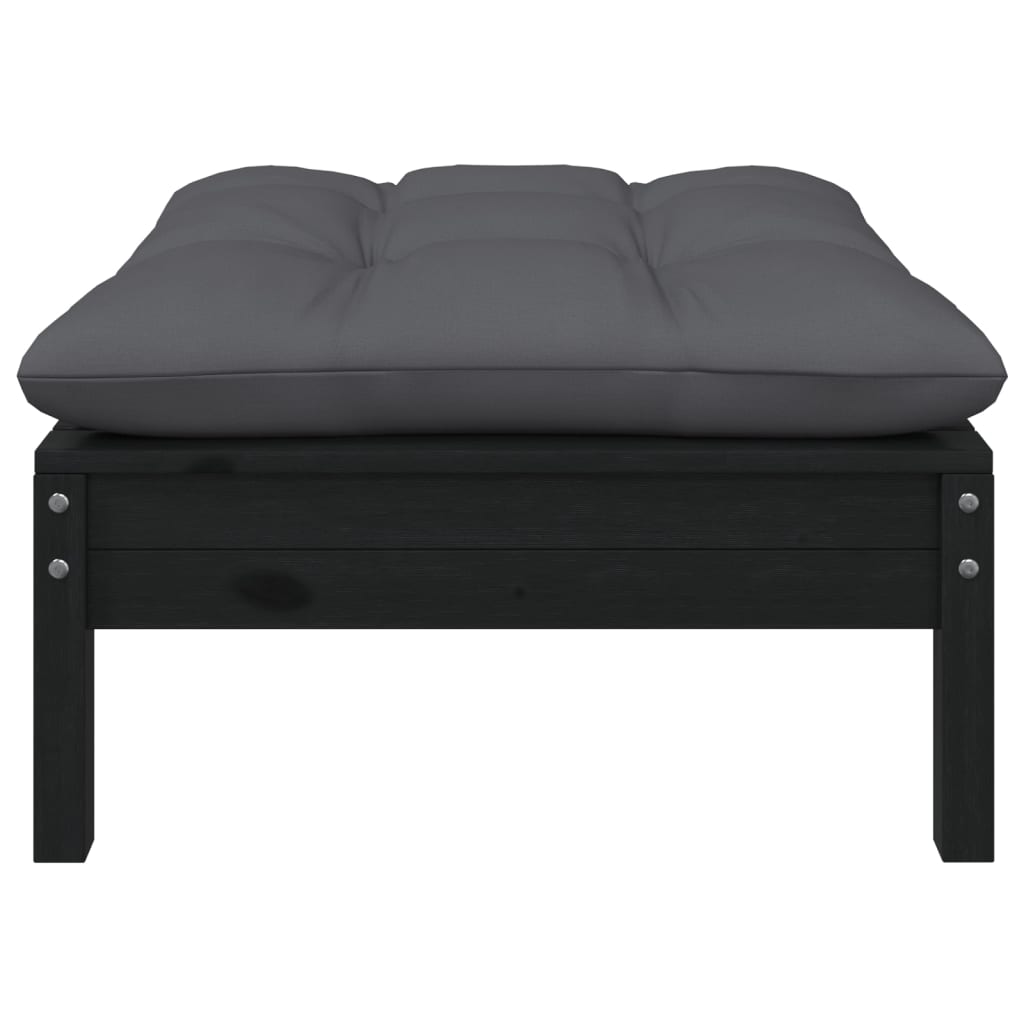 Set Mobilier Grădină Cu Perne, 5 Piese, Lemn Masiv De Pin