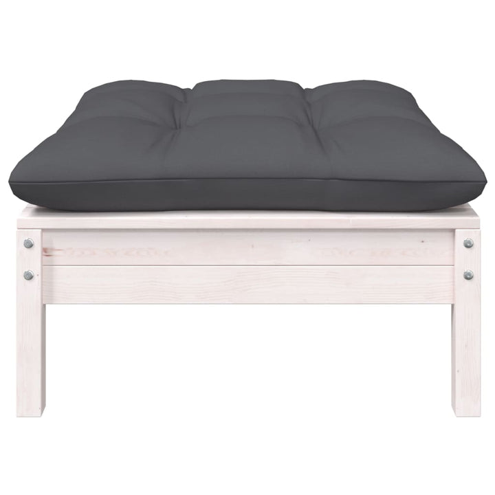 Set Mobilier Grădină Cu Perne, 7 Piese, Lemn Masiv De Pin