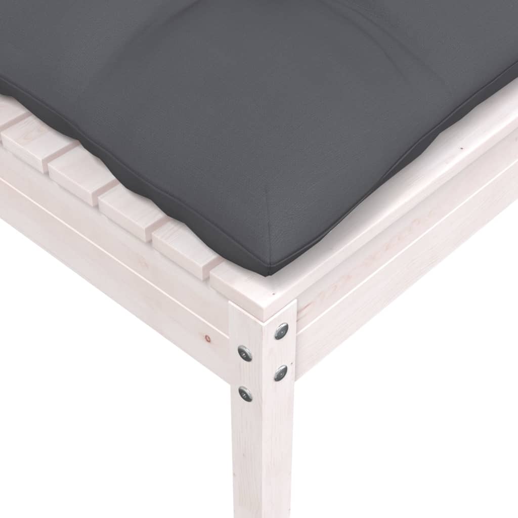 Set Mobilier Grădină Cu Perne, 7 Piese, Lemn Masiv De Pin