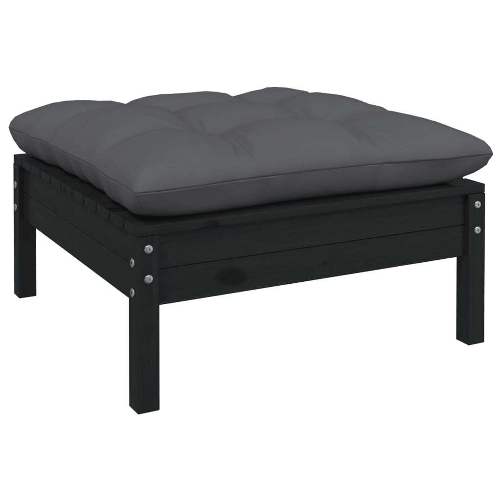 Set Mobilier Grădină Cu Perne, 6 Piese, , Lemn De Pin