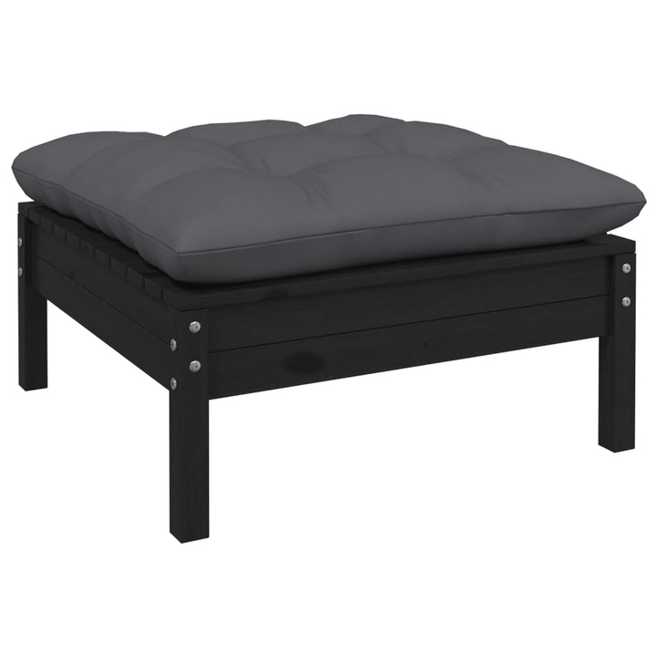 Set Mobilier Grădină Cu Perne, 6 Piese, , Lemn De Pin