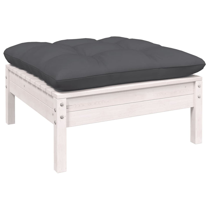 Set Mobilier Grădină Cu Perne, 11 Piese, , Lemn Masiv Pin