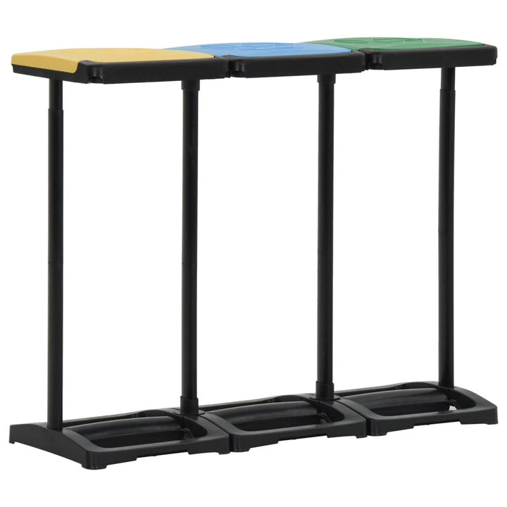 Suporturi Pentru Saci De Gunoi Cu Capac 240-330 L Multicolor Pp