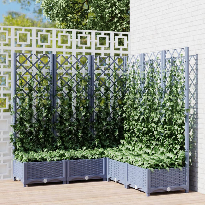 Jardinieră De Grădină Cu Spalier, , , Pp