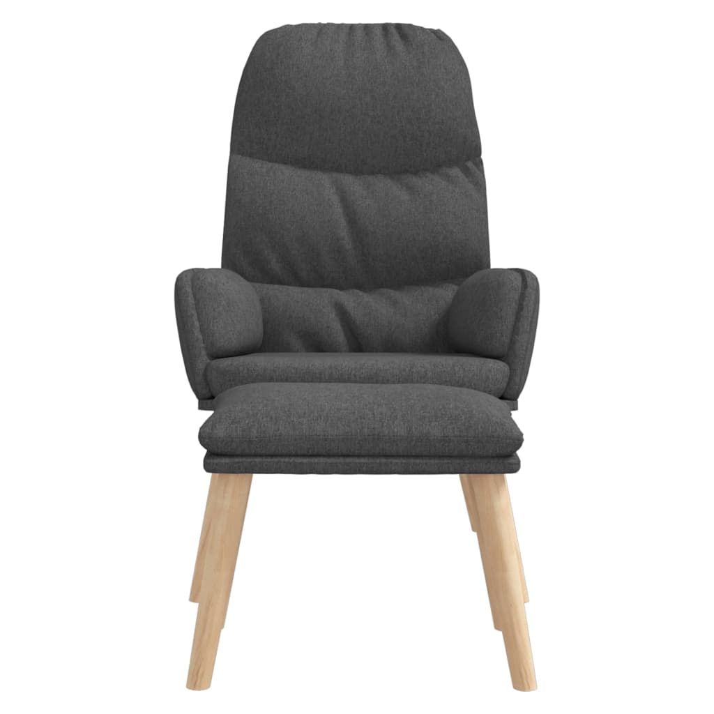 Scaun De Relaxare Cu Taburet, , Textil