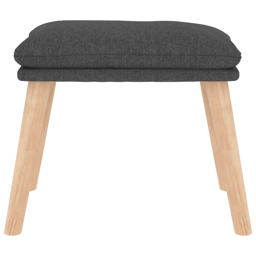 Scaun De Relaxare Cu Taburet, , Textil