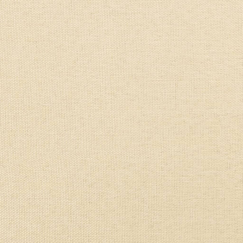 Scaun Balansoar Cu Taburet, Crem, Textil