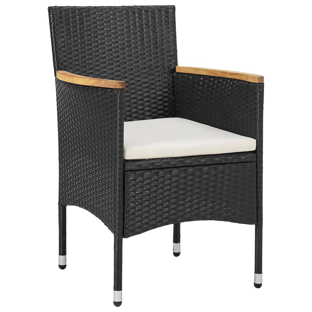 Set Mobilier De Grădină, 3 Piese, Poliratan