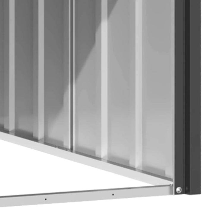 Casă Pentru Câini 116,5X103X81,5 Cm Oțel Galvanizat