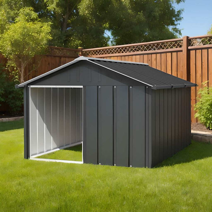 Casă Pentru Câini 116,5X103X81,5 Cm Oțel Galvanizat