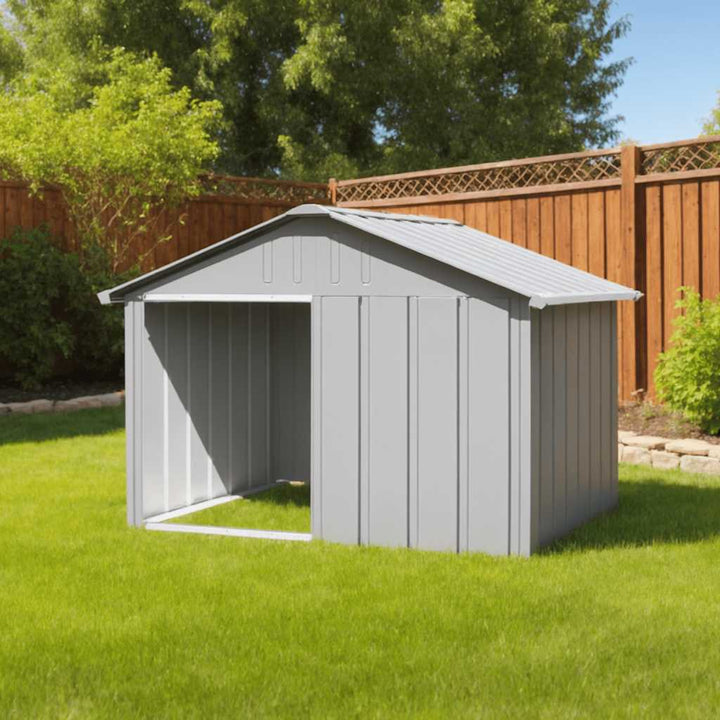 Casă Pentru Câini 116,5X103X81,5 Cm Oțel Galvanizat