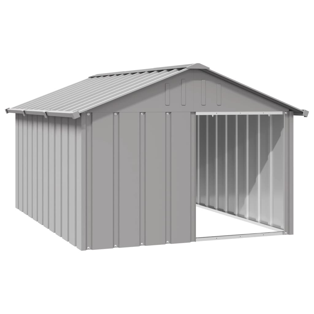 Casă Pentru Câini 116,5X103X81,5 Cm Oțel Galvanizat