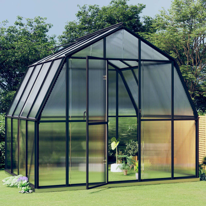 Seră Cu Cadru De Bază, Antracit, 9,53 M², Aluminiu