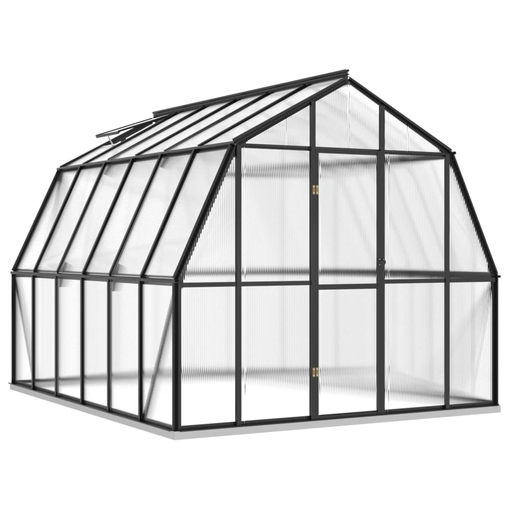 Seră Cu Cadru De Bază, Antracit, 9,53 M², Aluminiu
