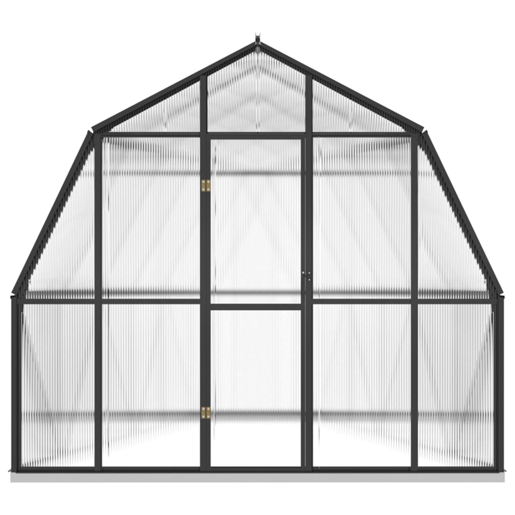 Seră Cu Cadru De Bază, Antracit, 9,53 M², Aluminiu