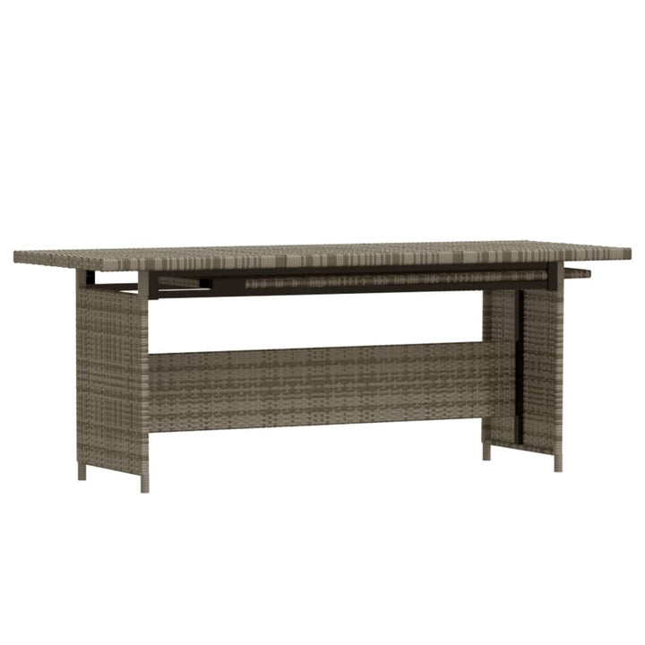 Set Mobilier De Grădină Cu Perne, 3 Piese, Gri, Poliratan
