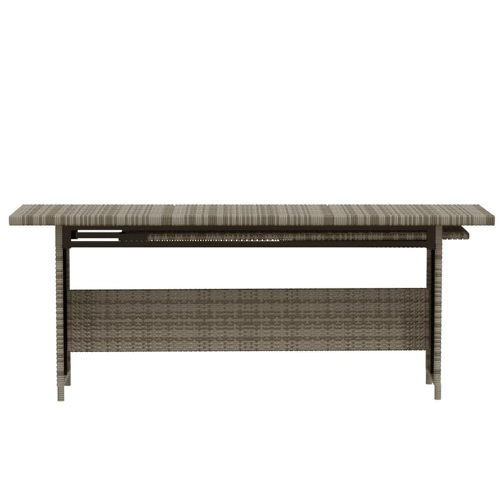 Set Mobilier De Grădină Cu Perne, 3 Piese, Gri, Poliratan