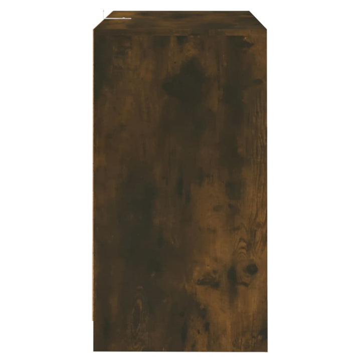 Servante, 2 Buc., Stejar Fumuriu, 70X41X75 Cm, Lemn Prelucrat