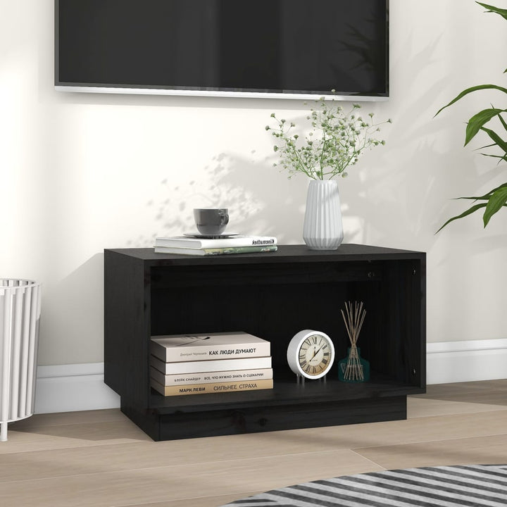 Comodă Tv, , 60X35X35 Cm, Lemn Masiv De Pin