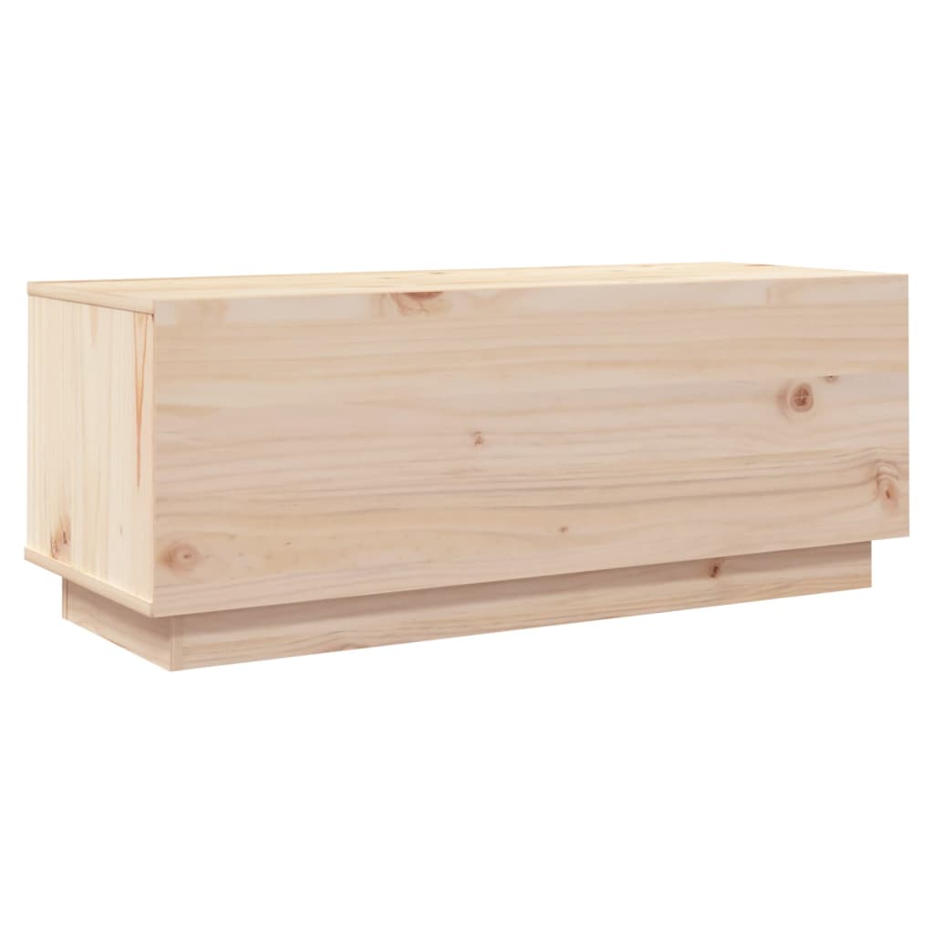 Comodă Tv, 90X35X35 Cm, Lemn Masiv De Pin