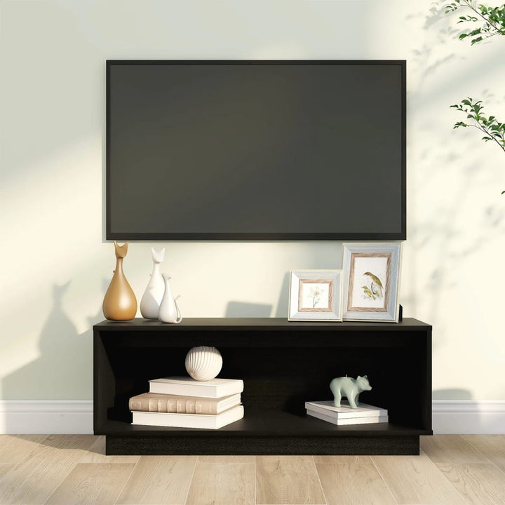Comodă Tv, 90X35X35 Cm, Lemn Masiv De Pin